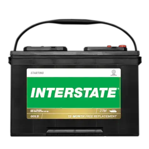 Interstate 27M-XHD battery front view