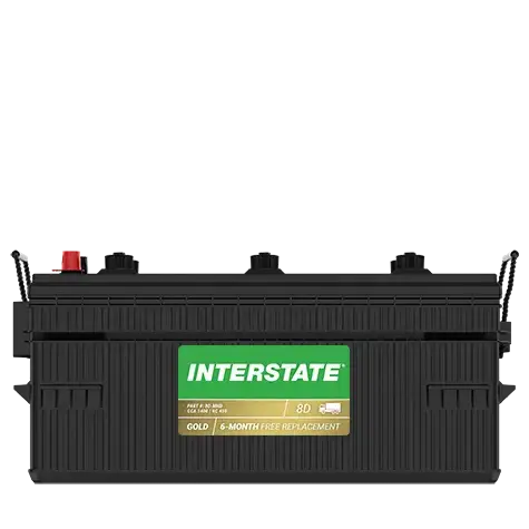 Interstate 8D-MHD battery front view