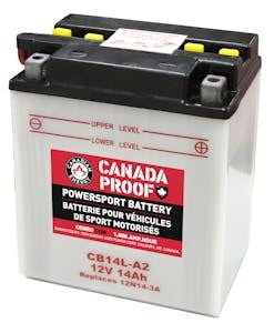 Canada Proof CB14L-A2 battery