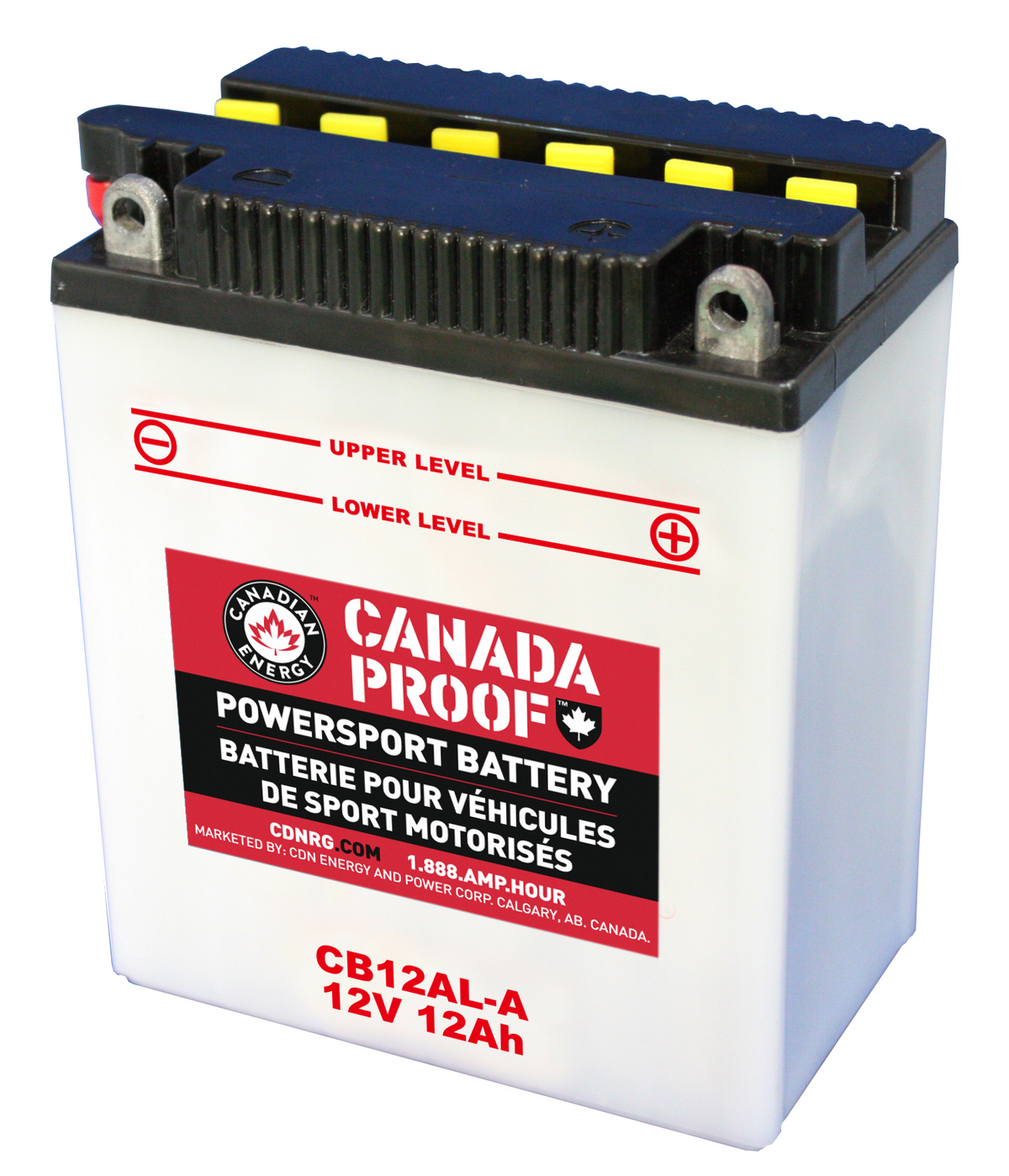Canada Proof CB12AL-A official front-facing battery photo