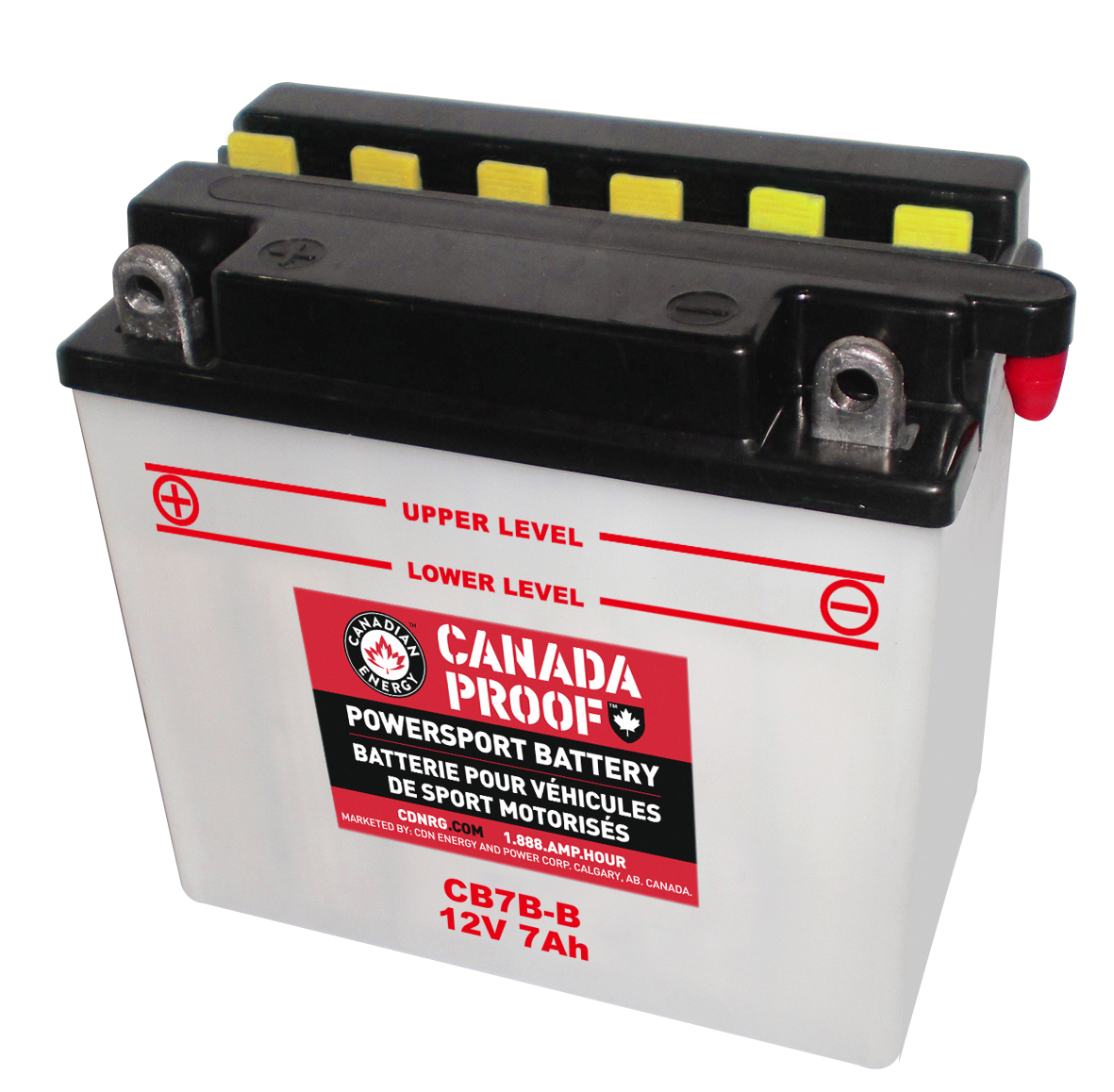 Canada Proof CB7B-B official front-facing battery photo