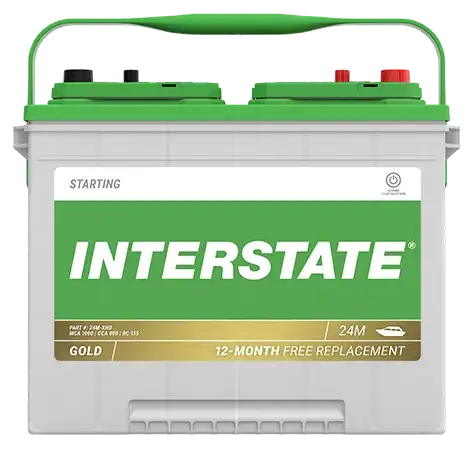 Interstate 24M-XHD battery front view