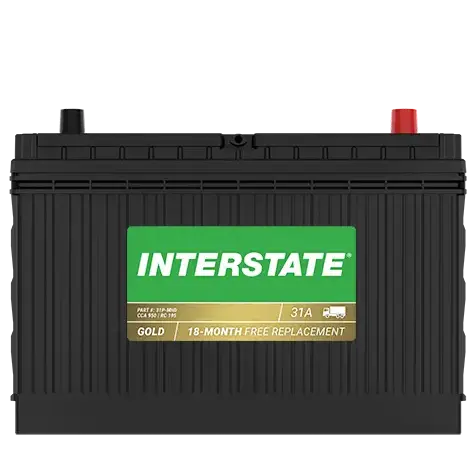 Interstate 31P-MHD battery front view