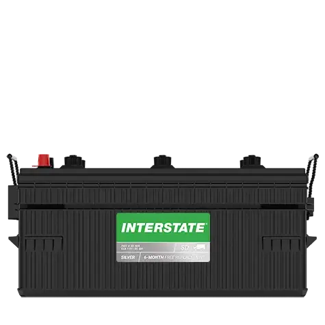 Interstate 8D-XHD battery front view