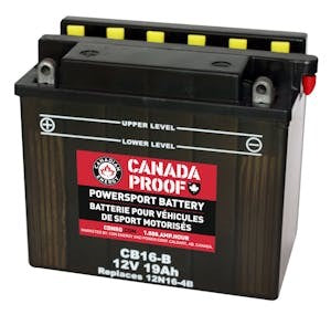 Canada Proof CB16-B battery