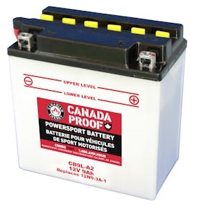 Canada Proof CB9L-A2 battery