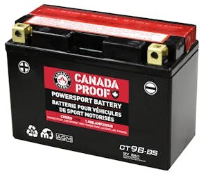 Canada Proof CT9B-BS battery