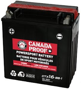 Canada Proof CTX16-BS-1 battery
