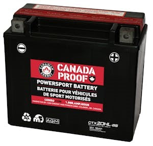 Canada Proof CTX20HL-BS battery