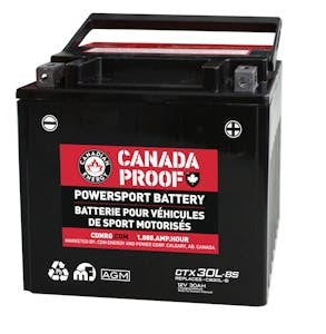 Canada Proof CTX30L-BS battery