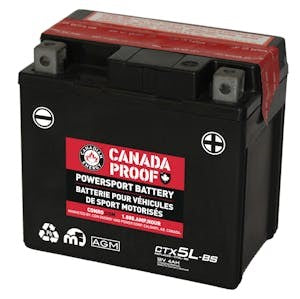 Canada Proof CTX5L-BS battery