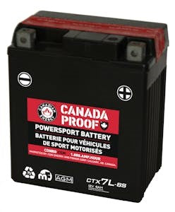 Canada Proof CTX7L-BS battery