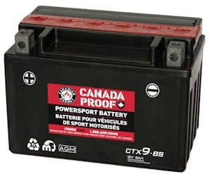 Canada Proof CTX9-BS battery