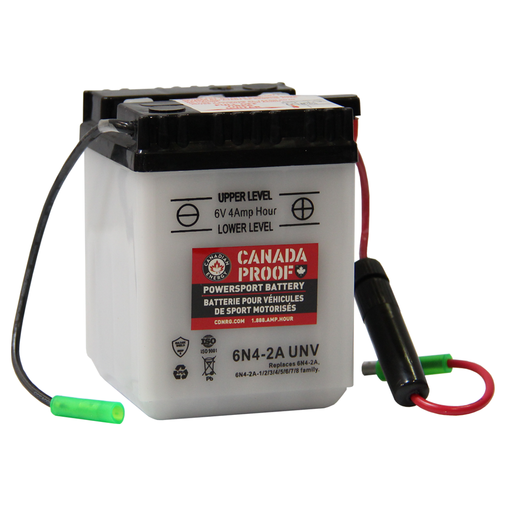Canada Proof 6N4-2A-UNIV official front-facing battery photo