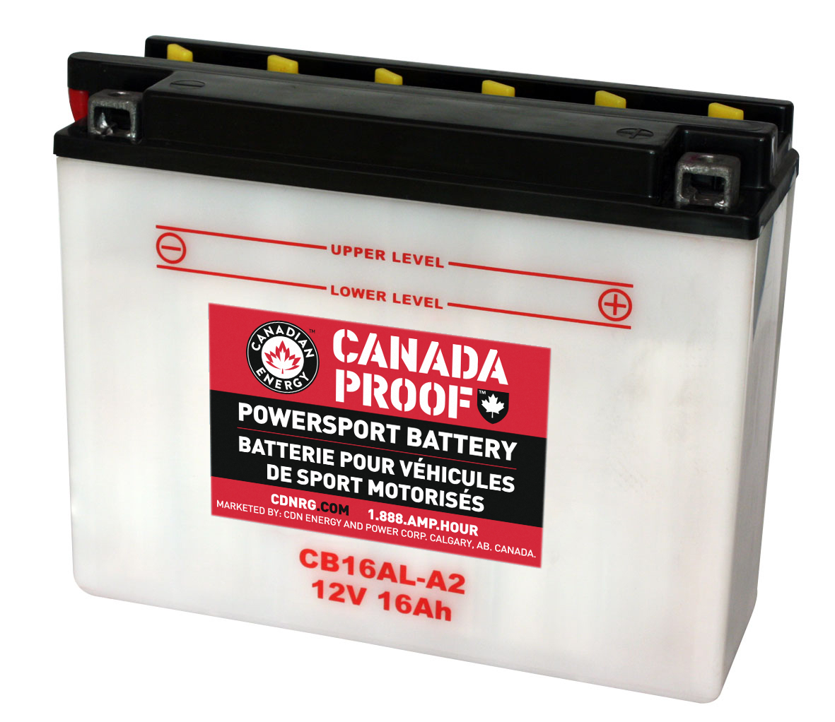 Canada Proof CB16AL-A2 official front-facing battery photo