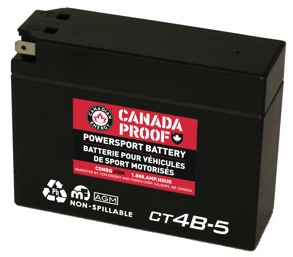Canada Proof CT4B-5 official front-facing battery photo