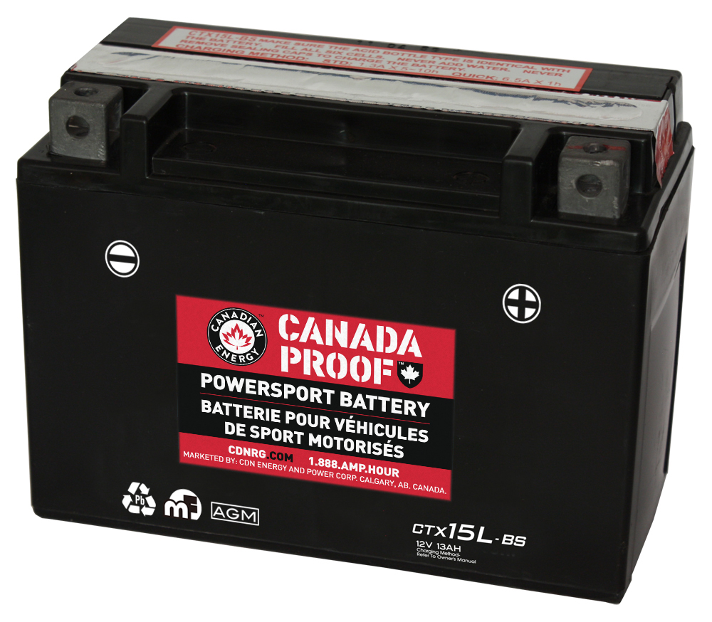 Canada Proof CTX15L-BS official front-facing battery photo