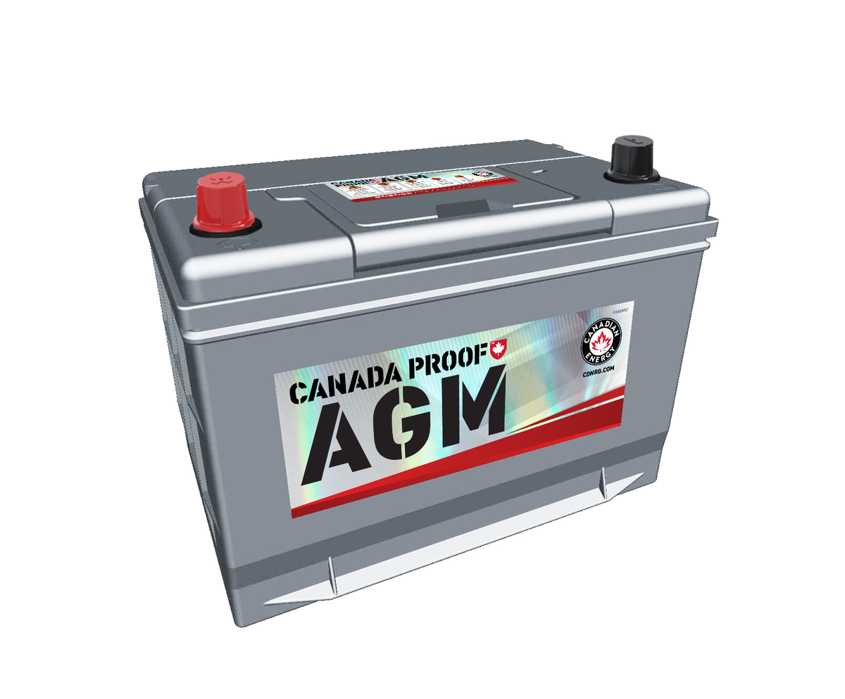 Canada Proof G34AGM official front-facing battery photo