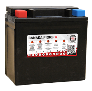 Canada Proof GAUX14 AGM auxiliary battery — official product photo