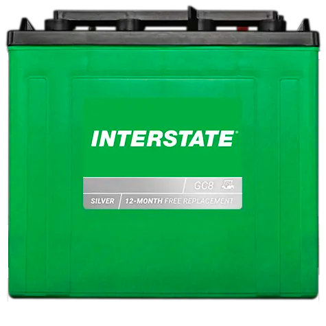 Interstate GC8-HCL-UTL battery front view